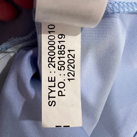 Vineyard Vines Light Blue Golf Skort with Scalloped Hem | Women's Size 4 - Picture 6 of 8